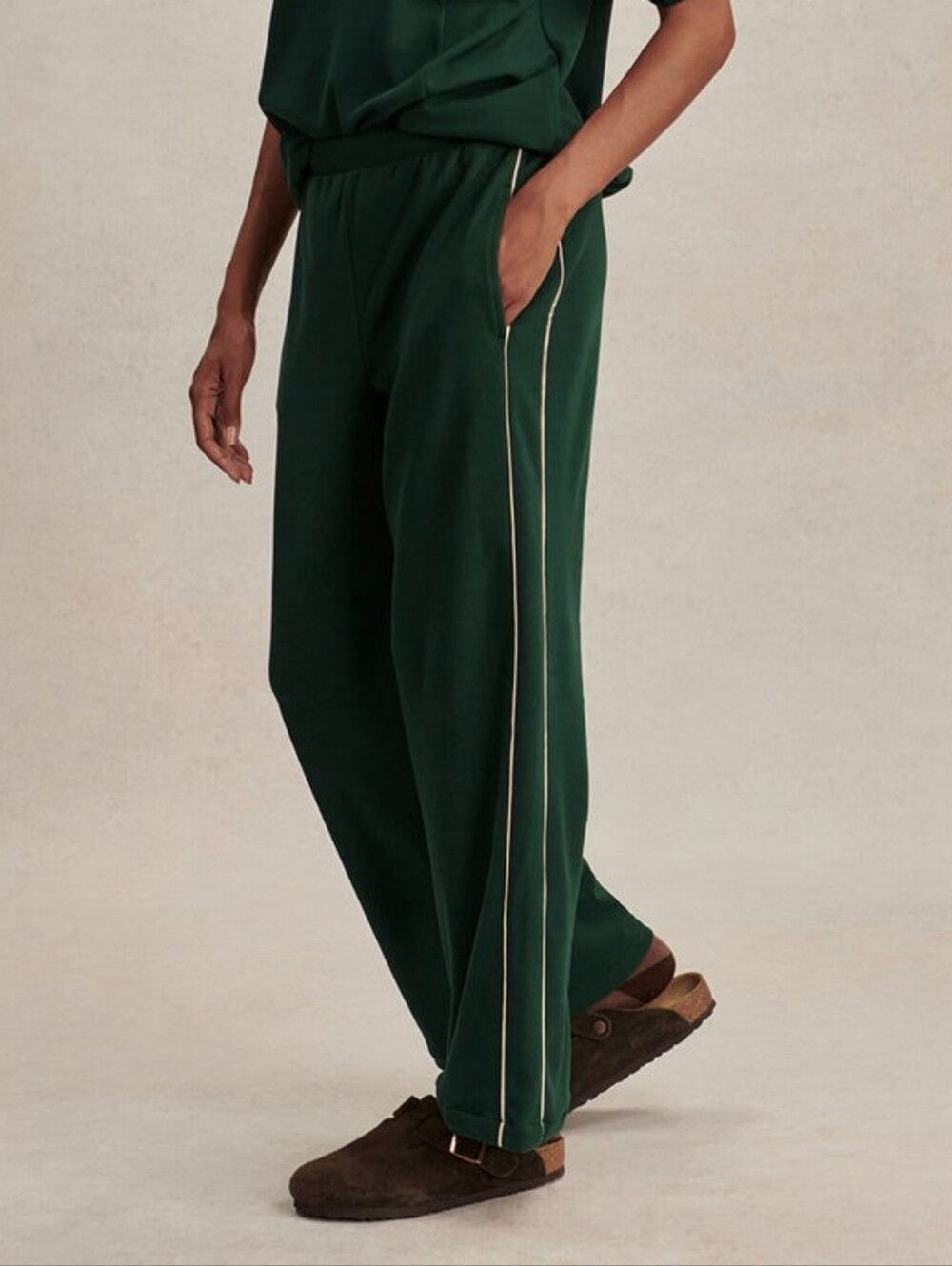 Varley Brushed Ribbed Wide Leg Pant
